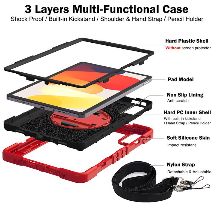 Redmi Pad SE 11-inch Universal Rotating Stand Protective Case