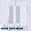 For iPad Air 11 (2025)/(2024) Case Origami Stand PU Leather Clear Back Tablet Cover with Pencil Holder