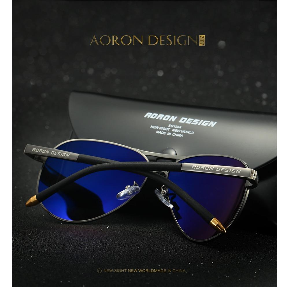 aoron Men's Polarized Sunglasses Fashion Colorful Sunglasses Driver Driving Glasses