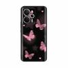 För Realme 14 5G Fodral Mjuk Matt Silikon Baksideskydd För Realme 14T Fundas Realme14 Tecknade Blommor Fodral för Realme 14T