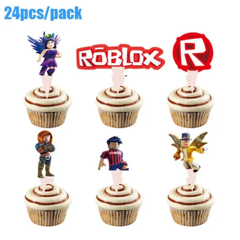 Hot Robot Roblox Dětská Narozeninová Párty Potřeby Sada Jednorázové Nádobí Roblox Papírové Talíře Kelímky Balónky Baby Shower Party Dekorace
