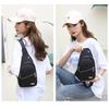 Simple Embroidered Thread Messenger Bag Breast Bag