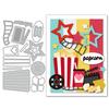 Carbon Steel Cutting Dies Stencils for DIY Scrapbooking Photo Album Decorative Embossing Paper Card Matte Platinum Color Food Pattern