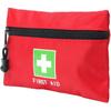 Red Emergency Bag First Aid Small Empty Travel Rescue Pouch First Responder Storage Medicine Pocket Bags for Car Home Office Kitchen Sport Ourdoors