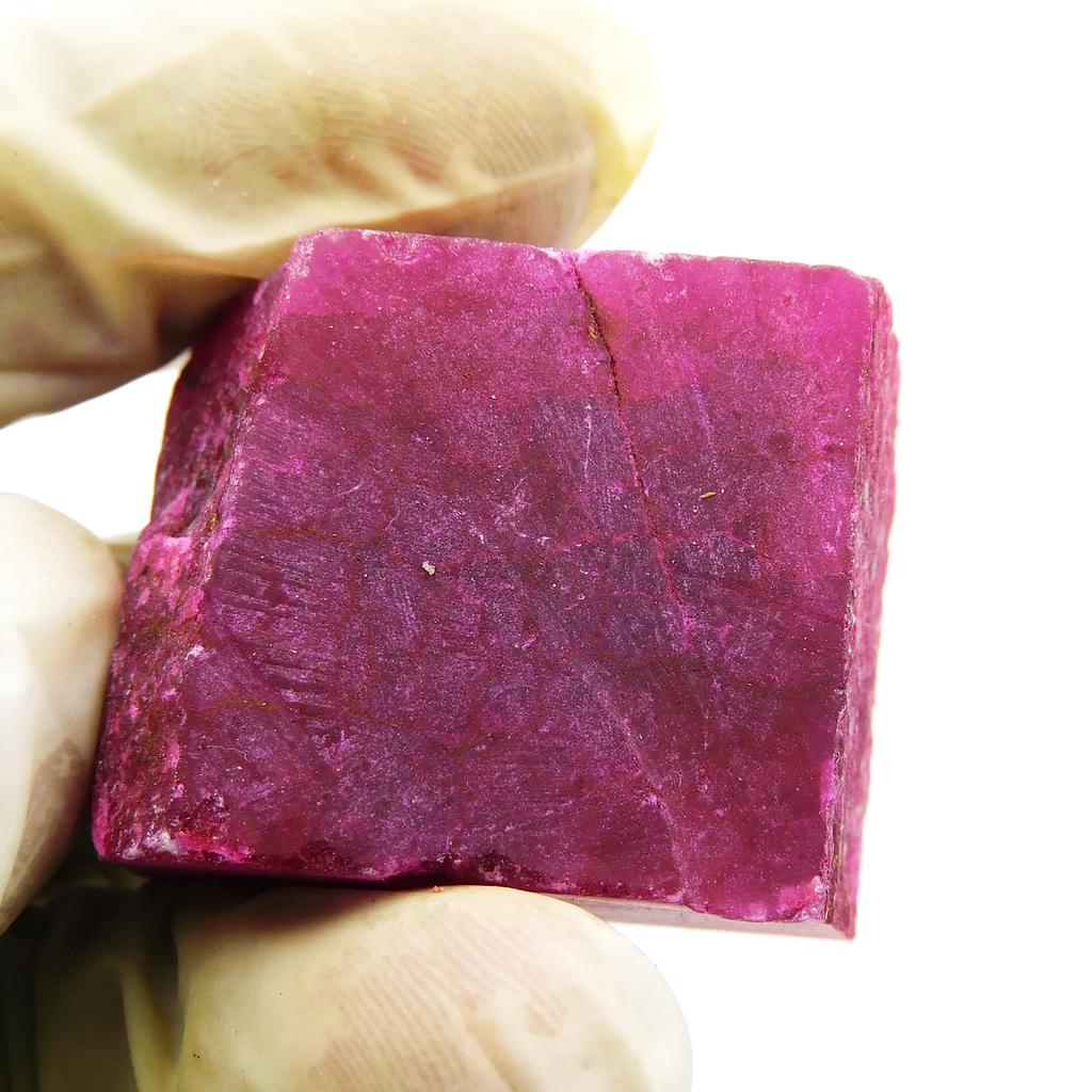 Genuine 220.70 Ct Natural Beautiful Red Ruby Rough CERTIFIED Loose Gemstones M-701-Ra