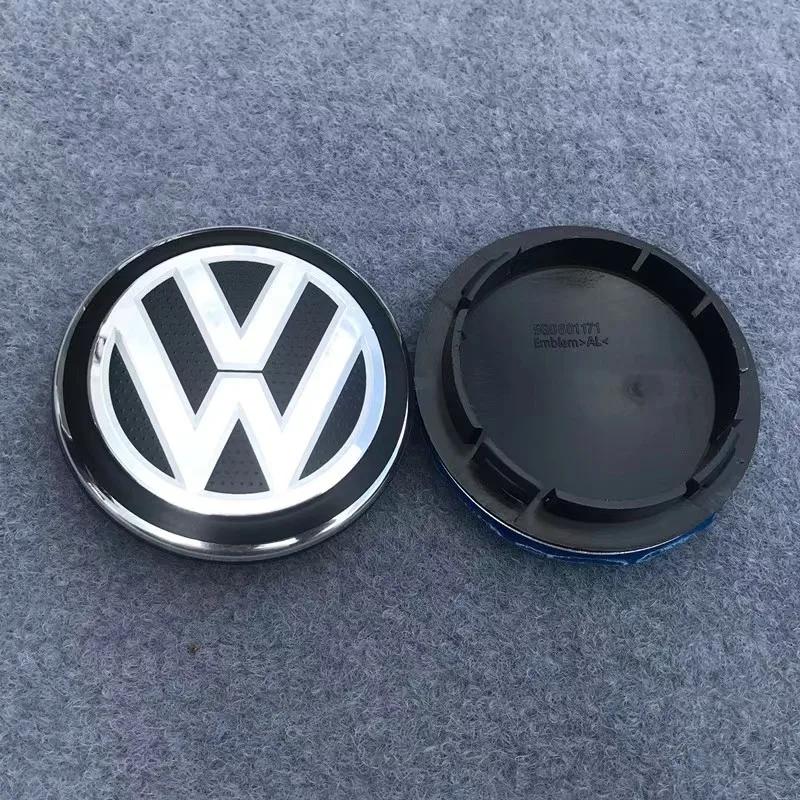 For VOLKSWAGEN VW 56/65mm VW Wheel Center Cap Hub Cover Badge Emblem Car Accessorie For Volkswagen VW Jetta Atlas Eos Caddy Beet