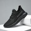 Flying woven sports shoes men's mesh breathable and lightweight casual shoes, new running shoes in summer