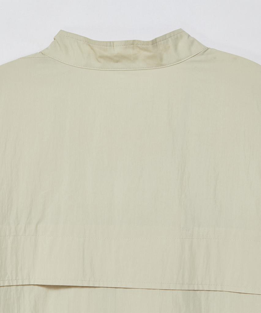 Beyond Closet [Collection Line] Luxe Texture Light Fabric Blouson Beige