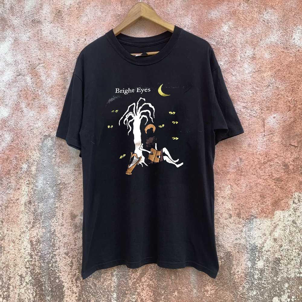 Bright Eyes Conor Oberst Tour Unisex Black T Shirt Full Size S-5XL L
