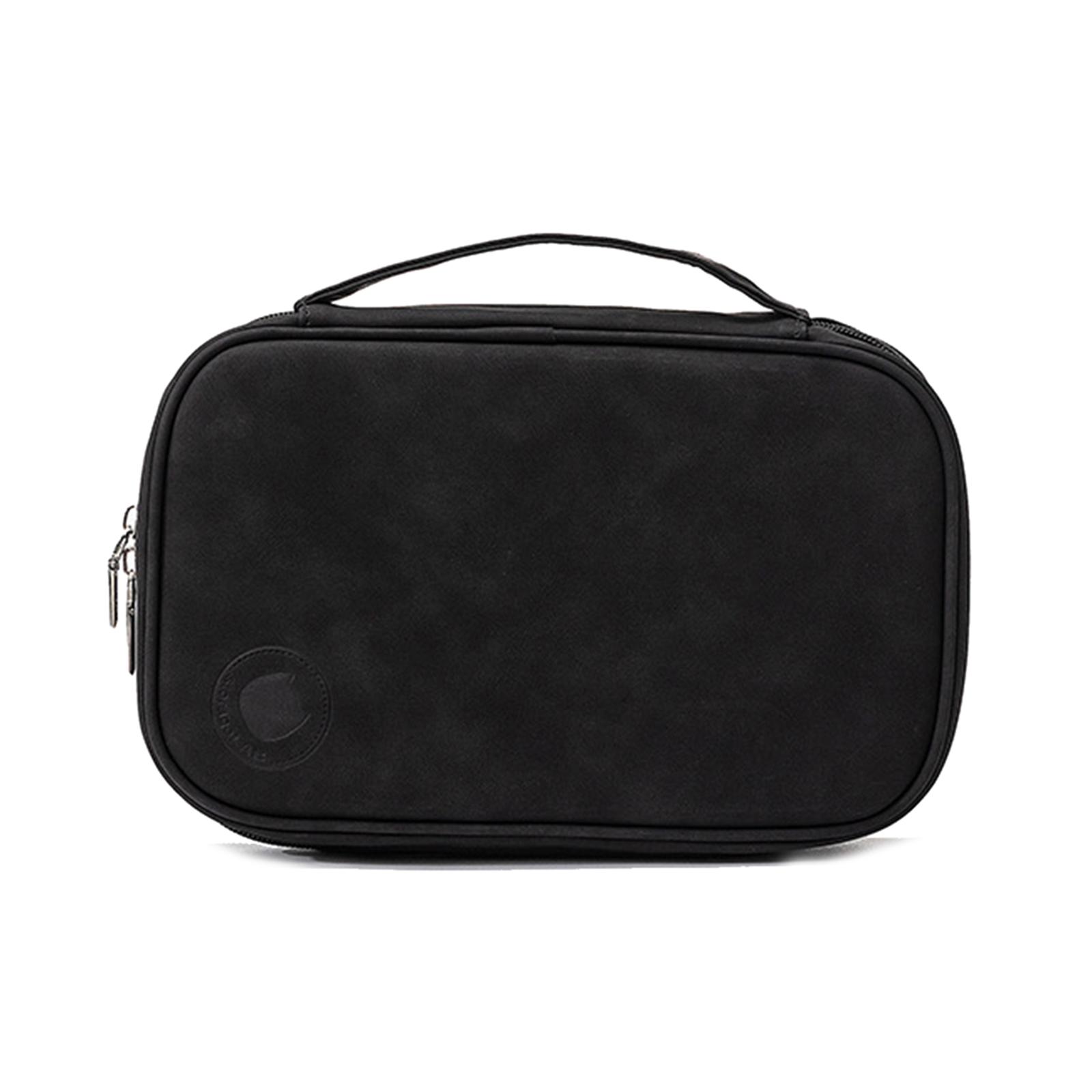 Jewelry Bag Multipurpose Earrings Bag with Zipper Leathers Bag Travel Toiletry Pouch Waterproof Jewelry Organizer Bag 1 чёрный