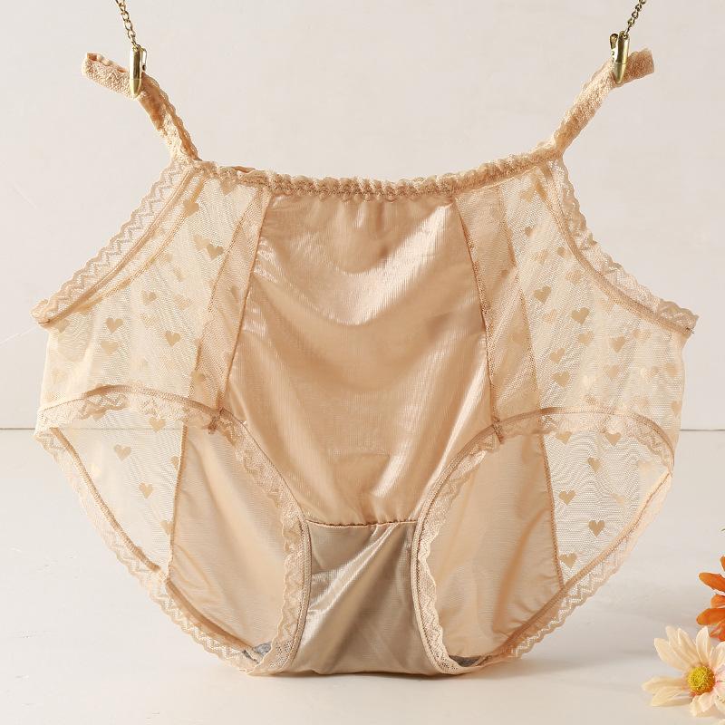 

Ультратонкие шелковистые трусики-бюстье большого размера с высокой талией на бедрах, кружевные, сексуальные, красивые, с треугольными чашечками на талии L