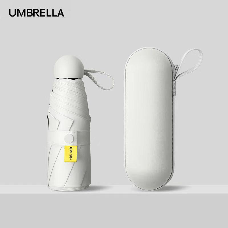 5-Fold Ultra-Light Black Glue UV Protection Customizable Parasol Umbrella