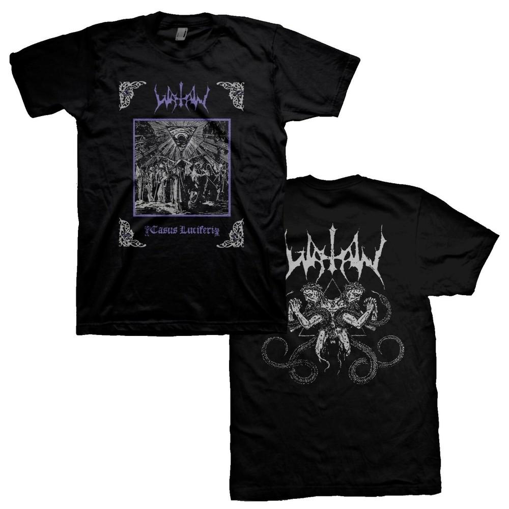 WATAIN обложка cd CASUS LUCIFERI Официальная Футболка XXL 2X Новая шведский блэк-метал Унисекс Футболка XXXL