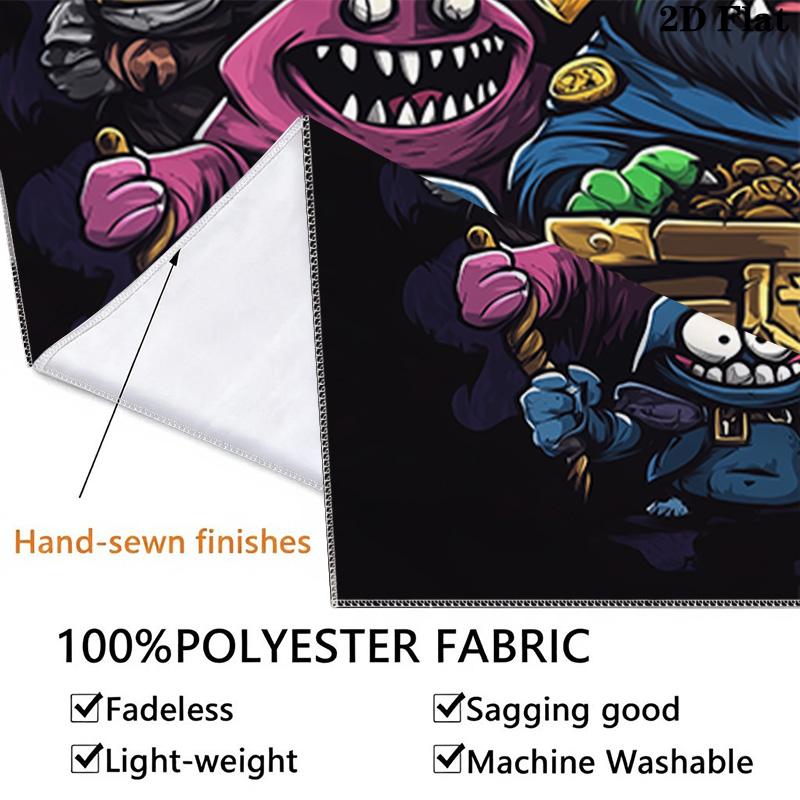 Treasure Monster Pattern Home Decor Tapestry, Wall Hanging, Decorative RV Wall Cloth.MGT0918333