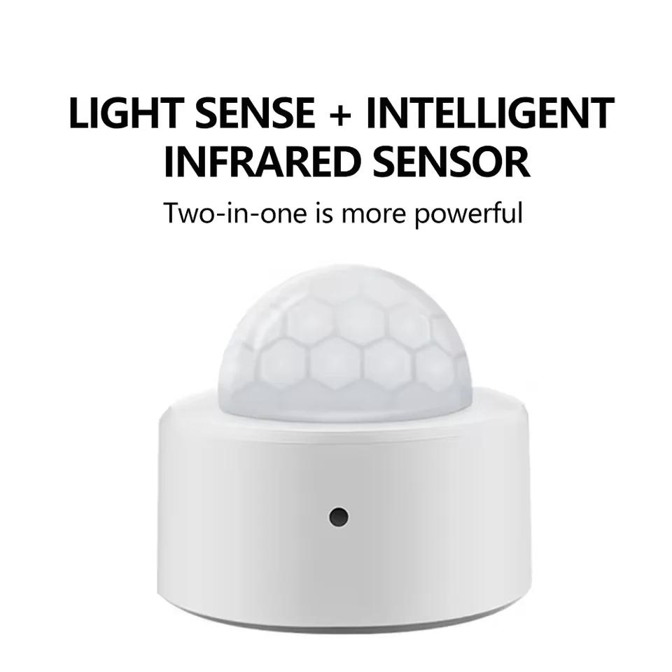 Zigbee PIR Motion Sensor for Smart Home Wireless Infrared Human Body Detection ZigBee Motion Sensor Security Alarm