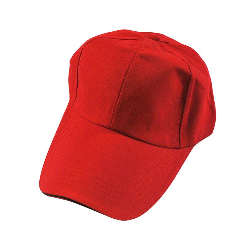 2018 European & American Style Solid Color Duckbill Baseball Cap for Men & Women - Autumn/Winter Extended Brim