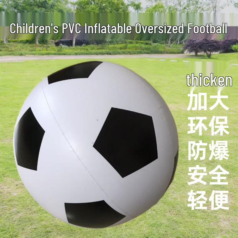 

Spot Inflatable Extra-Large Tricolor Football for Kids & Outdoor Parent-Child Fun