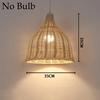 Handmade Rattan Chandelier Lampshade Bamboo Basket Lamp Shade Natural Pendant Lamp for Room Hotel Home Decor Lighting Fixtures