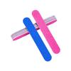 Dual-Color Disposable Nail File Strips - Red & Blue Buffing and Sandpaper Double-Sided Manicure Files.