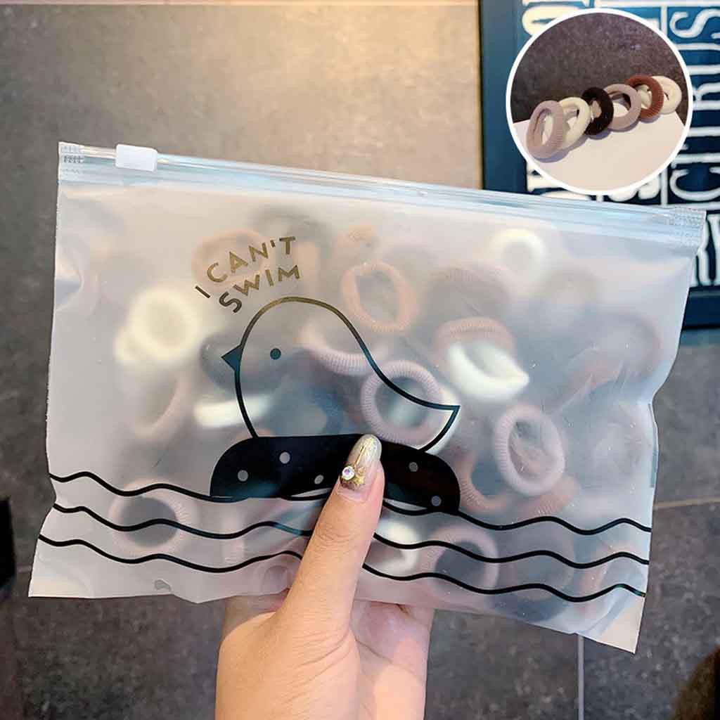 

(SU)50/100 шт. разноцветные эластичные ленты для волос для девочек, детские резиновые аксессуары для хвоста G