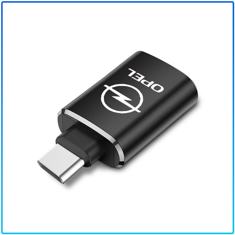 Car Type-C Turn USB3.0 Adapter Auto Converter Interior Parts For Opel Astra C G H Insignia J K Zafira B Corsa Vectra C Corsa C