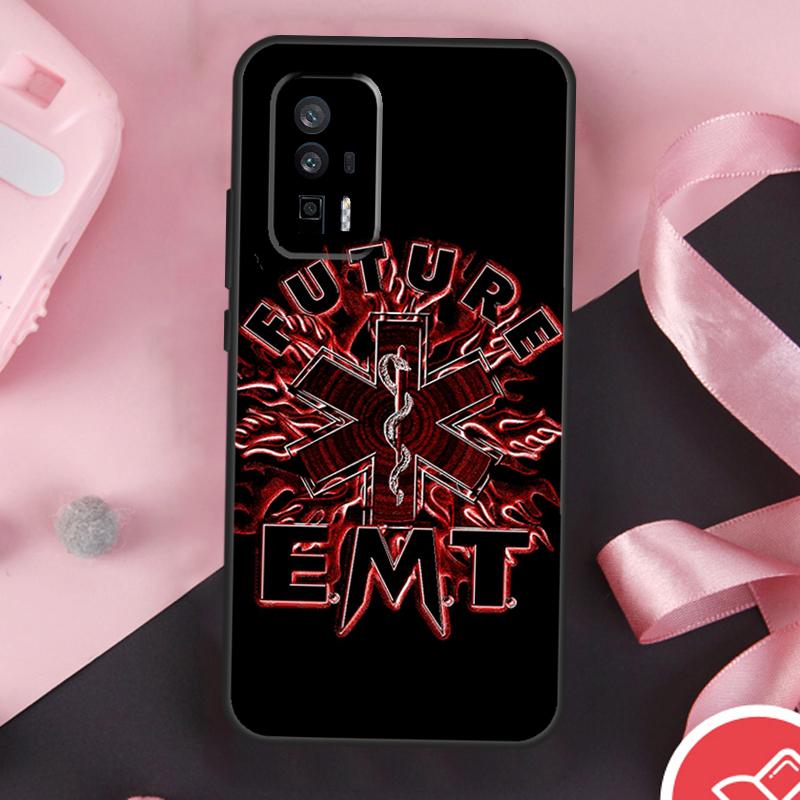 EMT EMS Medical Rescue Case For Xiaomi 13T 11T 12T Pro 12 Lite 13 14 Ultra POCO F6 F5 M6 X3 X5 X6 Pro F3 M5s Cover