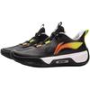 Li Ning Childrens Tian Ying Fabric Lightweight Comfortable Shock Absorption Rebound Low Top Basketball Shoes Kids sneaker Standard-White YKBV034-3