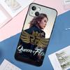 The Queen of Flow TV Soft Case For iPhone 14 13 11 12 15 16 Pro Max Mini X XR XS Max Plus Full Cover
