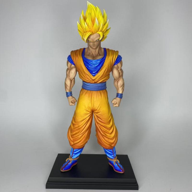 Dragon Ball surrounding JT star track super two Wukong figure, super Saiyan statue model doll tide play ornament