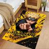 Naruto Character Personalized Name Floor Mat Design for Dining Room Balcony Foyer Kitchen Anti-slip Rug Anime Office Decor Perfect Gift for Women/Men