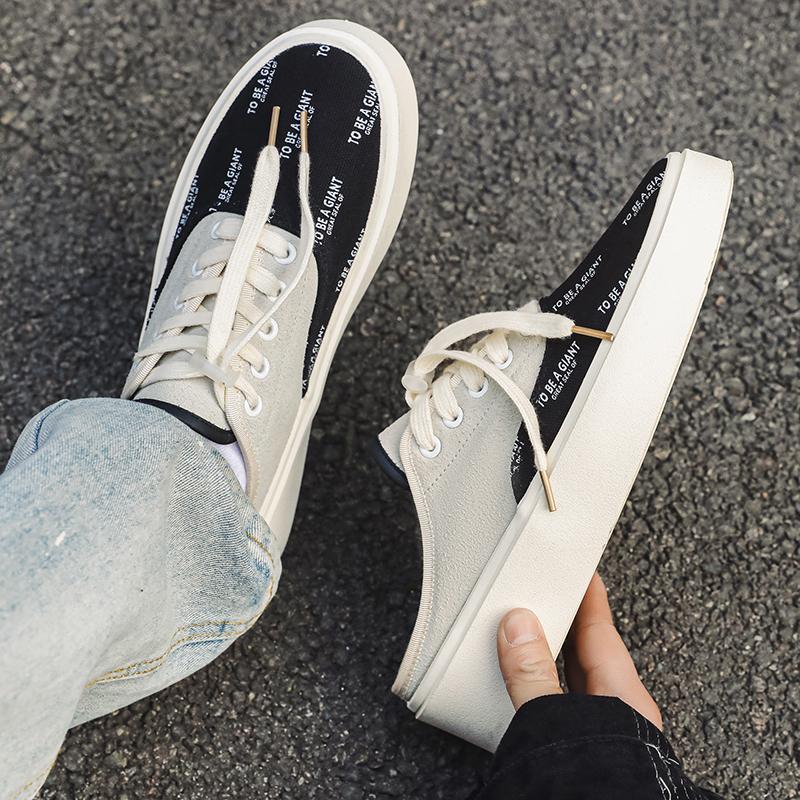 2024 New Small Crowd China-Chic New Canvas Fashion Breathable Casual Cloth Shoes Trend Versatile Low Top Half Slippers