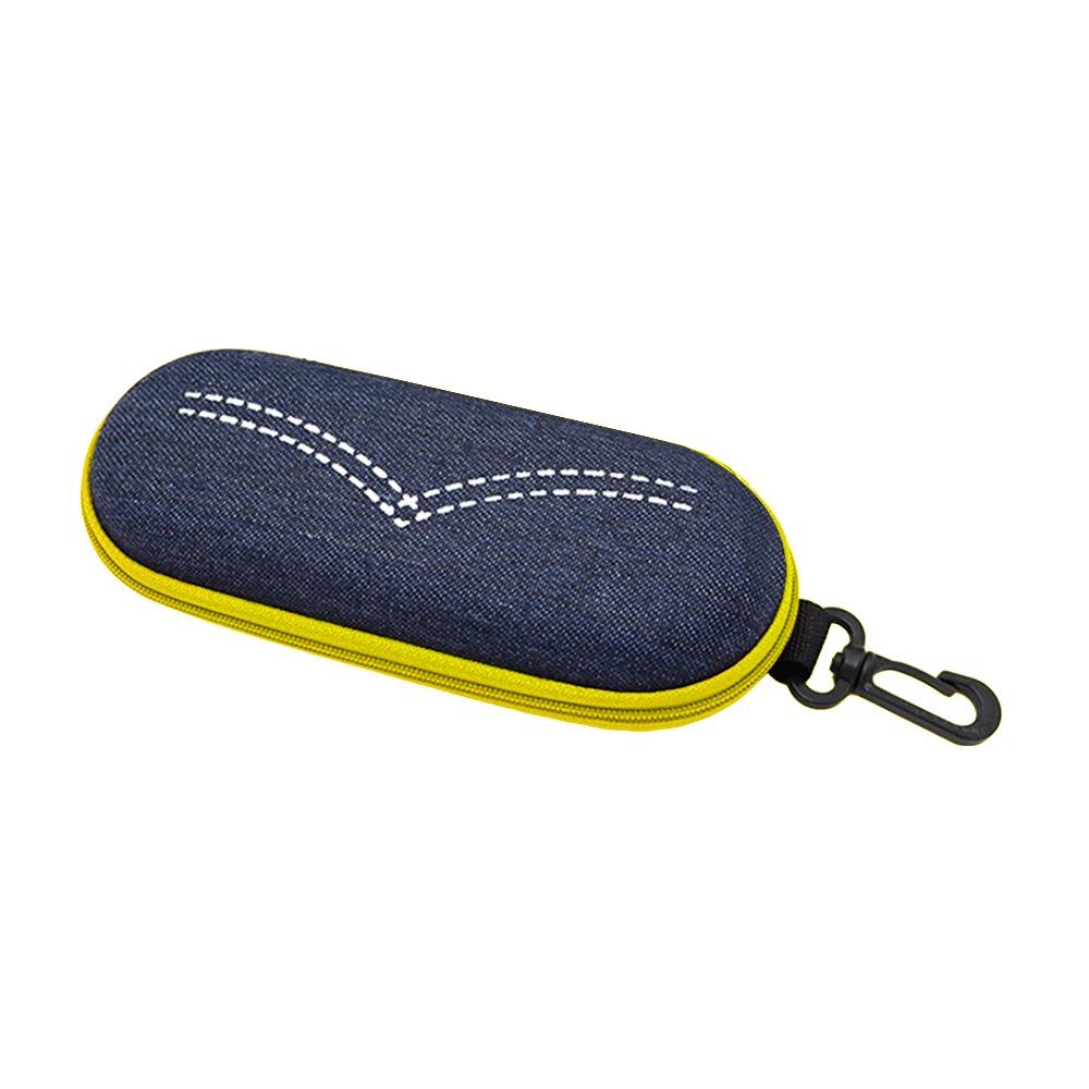 EVA Zipper Eyeglasses Case Anti-pressure Colorful Sunglasses Hard Case with Hook Glasses Protective Cover Glasses Accessories
