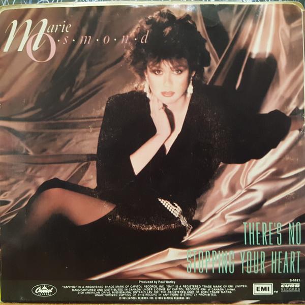 

7inch Record MARIE OSMOND Theres No Stopping Your Heart Rem B5521 Capitol Records 1985 Canada Pop Used