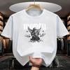Fashionable Retro T-Shirt - Money Angel Pattern Short Sleeve