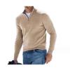 HNXC Men's Fashion Casual Autumn Winter Long Sleeve V-Neck Blouses & Shirts Classic Exquisite