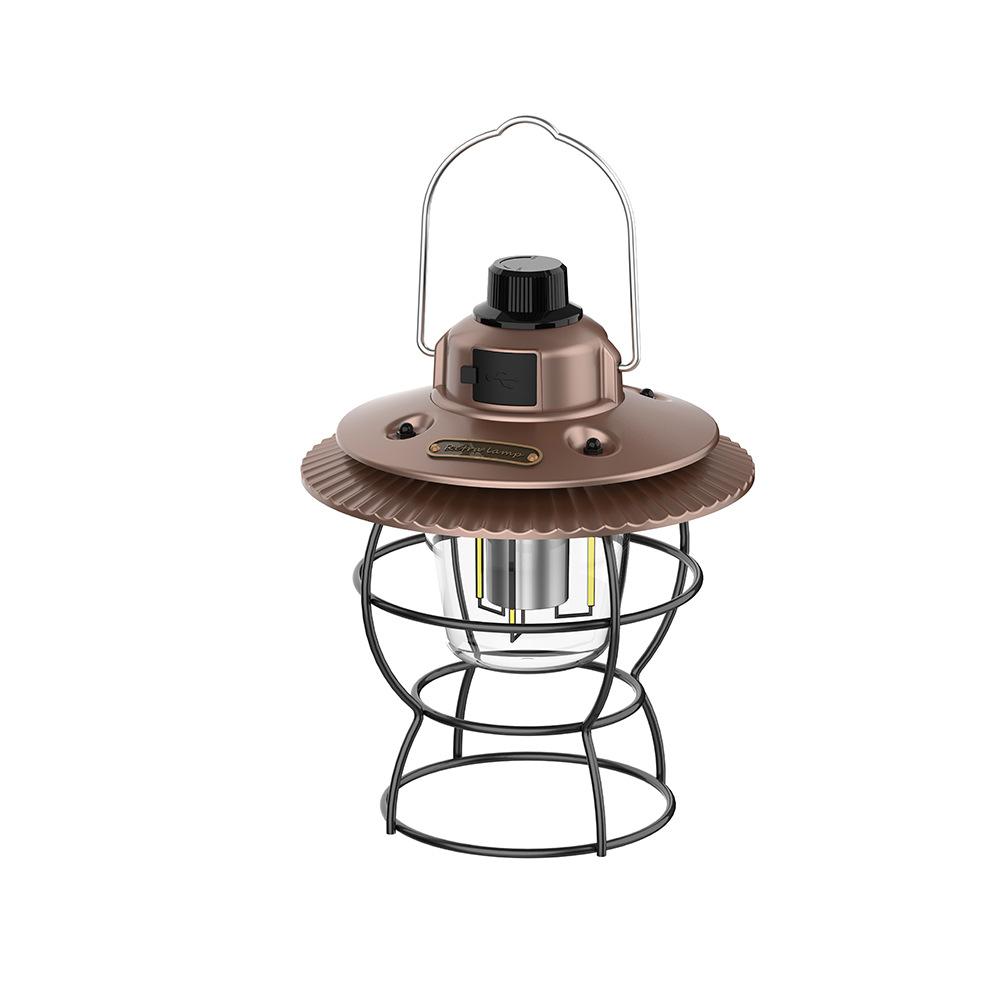 Outdoor retro camping light LED camping light atmosphere light tent horse lantern camping rechargeable camp light portable hanging light