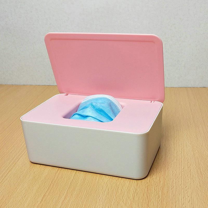 Household Desktop Baby Wet Wipes Storage Box with Sealed Cover