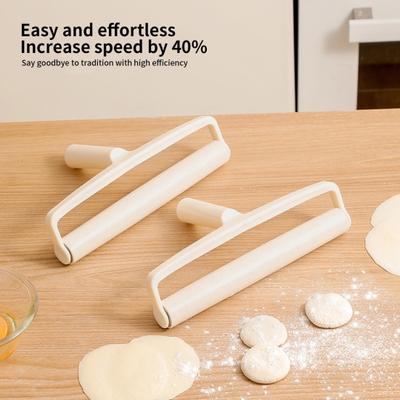 Nudelholz, kreativer T-förmiger Griff, Lebensmittelkontaktqualität, Küche, tragbar, Gebäck, Pizza, Fondant, Teigrolle für den täglichen Gebrauch