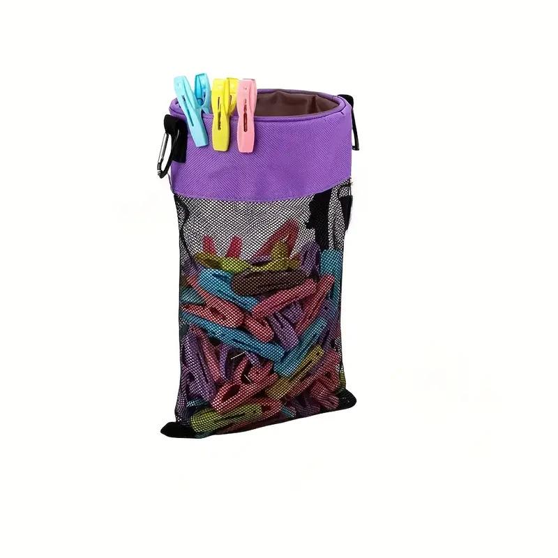 Förvaringspåse för klädnypor Hängande galler Förvaringspåse för klädnypor Utomhus Dragsko Förvaringspåse för klädnypor Hushållsartiklar