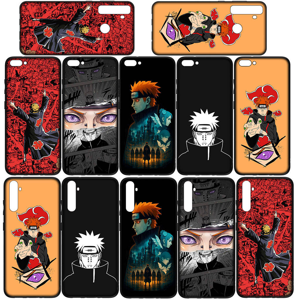 Case for iPhone 17 15 16 Plus Xiaomi Poco X7 X6 F8 F7 M8 C85 C75 C71 Redmi Note 14 12 11 13 Pro Max A4 14C 13C 15C Pain Comics Narutos Akatsuki Cover
