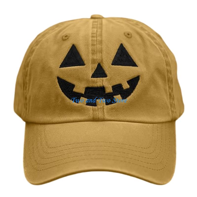 HX6F Eye Catching Baseball Cap Halloween Theme Practical Construction Adjustable Closure