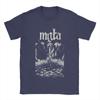 Mgla T Shirts for Men 100% Cotton Novelty T-Shirt Round Neck Band Tees Short Sleeve Tops 4XL 5XL