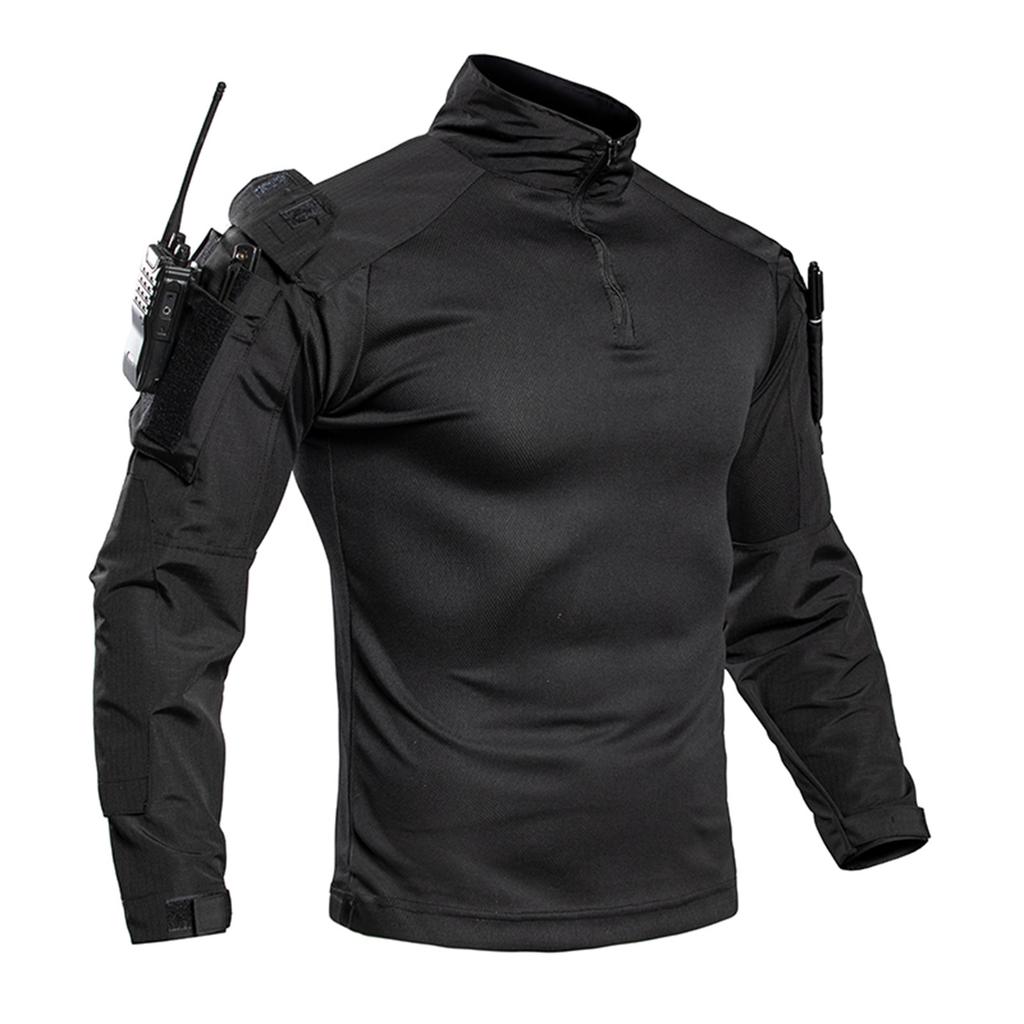 Men's Summer Long Sleeved American Camouflage Outdoor Training Suit