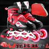Adjustable PVC Inline Skates with Music Style - Flashing Wheels for Men, Women, and Children