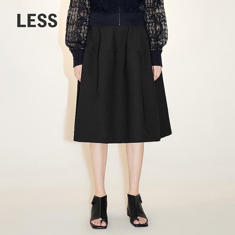 Less Прямая короткая юбка в винтажном стиле, осень 2023 S