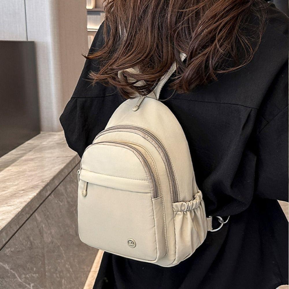 Waterproof Multipockets Casual Backpack Lightweight Minimalist Commuting Backpack  Unisex