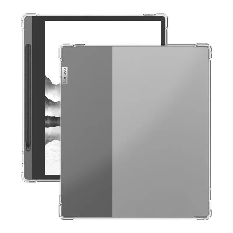 Para lenovo yoga papel 10.3 polegadas 2022 caso transparente airbags macio silicone tpu proteção à prova de choque