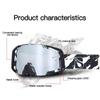 Skiing Goggles Windproof Cycling Motorcycle Goggles Winter Anti-Fog Snowboard Ski Glasses Ski Mask Tactical Goggle Sunglasses