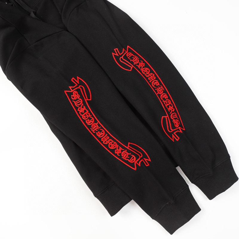 836 CHROME HEARTS 2025 Herbst und Winter Neues Übergrößen-Kapuzensweatshirt im klassischen Stil mit Logo, für Paare geeignet