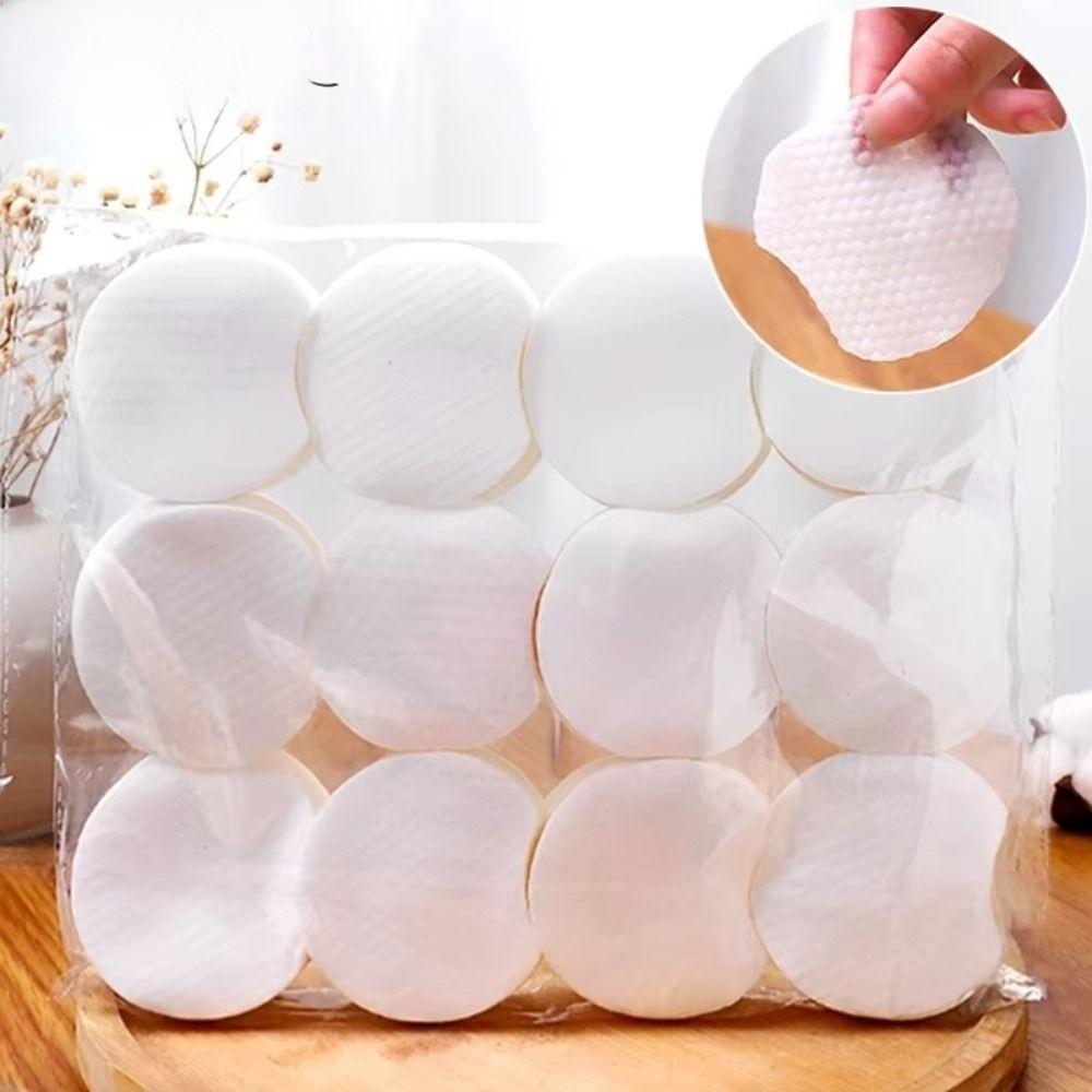 1200Pcs Double-sided Makeup Remover Pads Disposable Wet Compress Cotton  Daily Removal